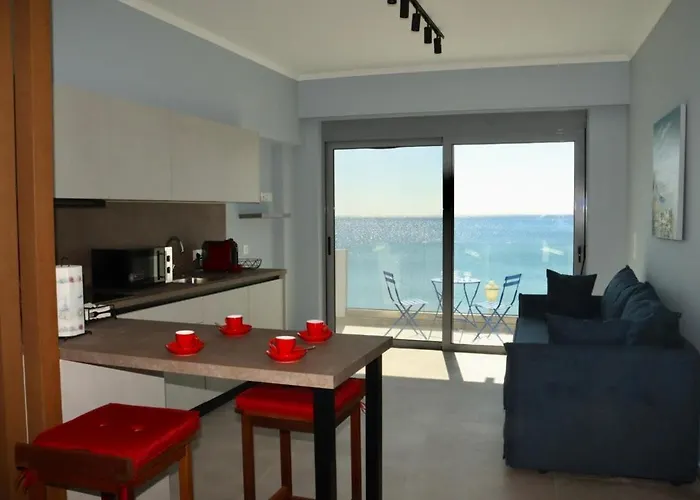 Charaki Sea Breeze Modern Studio With Balcony